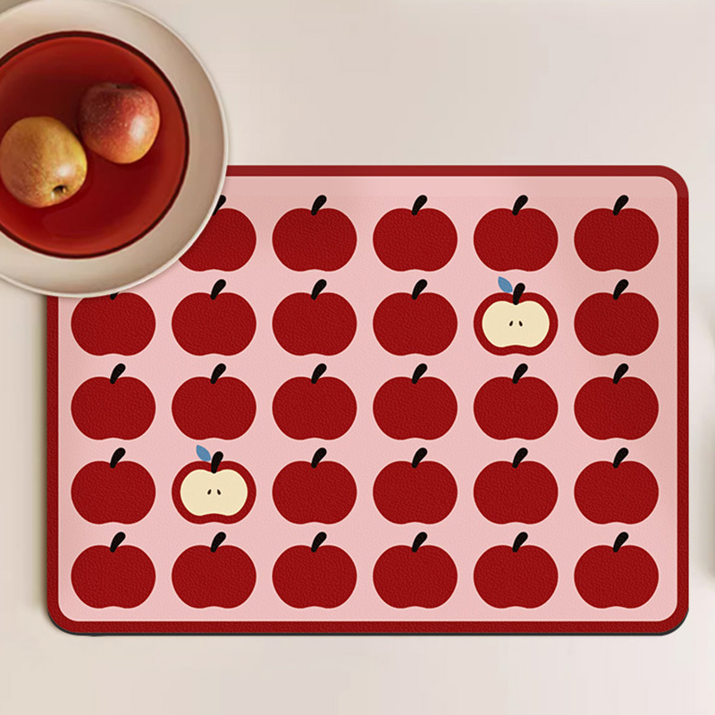 Meal Prep Format - Alfombrilla de secado con diseño de