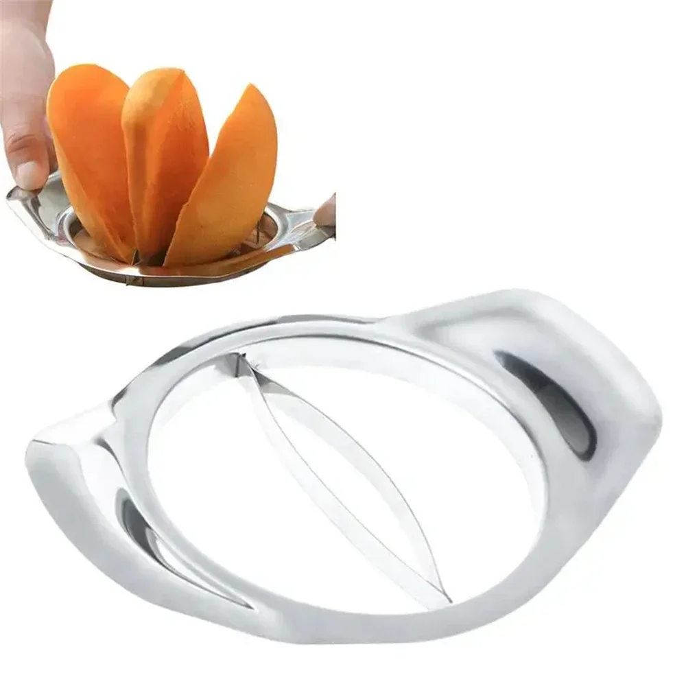 Mango Splitter Tool - Rebanador de Mango de acero inoxidable,