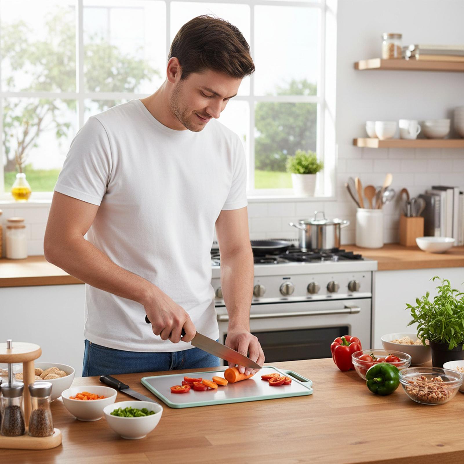 Tabla de cortar, estera de dob - Meal Prep Format reseña y precio